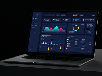 E.wallet - Personal Financial Dashboard 3d animation branding crypto cryptocurrency dark darktheme dashboard diagram finance graphic design light logo motion graphics shedule ui uikit ux web webdesign