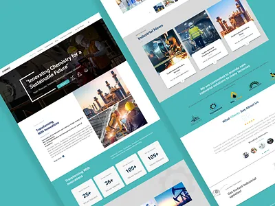 Sustainable Modern Corporate Web Design Template design figma graphic design logo design ui uiux web design