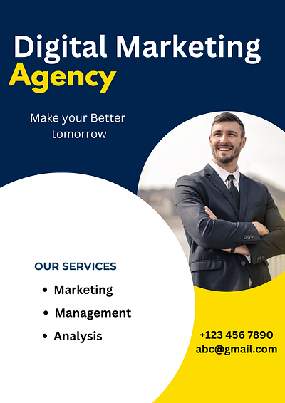 DIGITAL MRKETING AGENCY FLYER:IGNITE YOUR BRAND flyer design graphic design high quality design