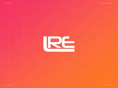 LRE LOGO ICON branding design entertainment graphic design illustration logo typography vector