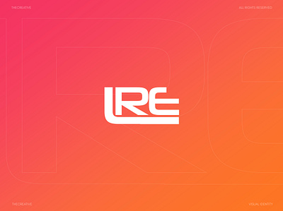 LRE LOGO ICON branding design entertainment graphic design illustration logo typography vector