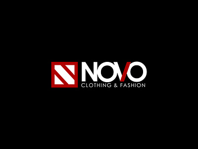 NOVO LOGO branding clothing design fashion graphic design illustration logo typography vector