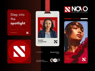 NOVO VISUAL IDENTITY branding clothing design fashion graphic design illustration logo typography vector