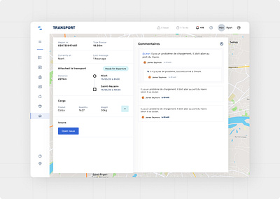 ✨ Listing Detail - SaaS UI app branding dashboard design desktop desktop webapp form light mode listing logo map stockage transport ui webapp