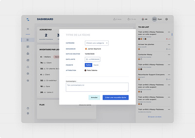 📝 Modal Create Task - SaaS UI app dashboard design desktop form linear listing modale modale component modale ui product design task todo ui ux design webapp webapp desktop