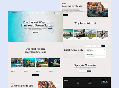 Travel Agency Landing Page 2024 agency travel travel agency travel agency landing page travel agency ui