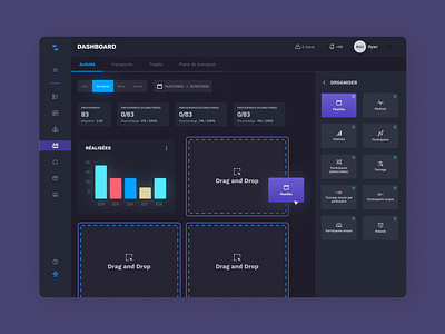 🌙 Dark Mode Dashboard - Saas UI animation app dark mode dark mode saas dashboard data design drop shadow figma form gradients saas saas dark mode saas design saas ui saas ui dark mode stats ui ui