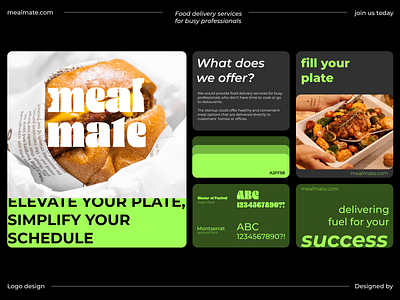 food delivery - design branding design logo ui ux web design