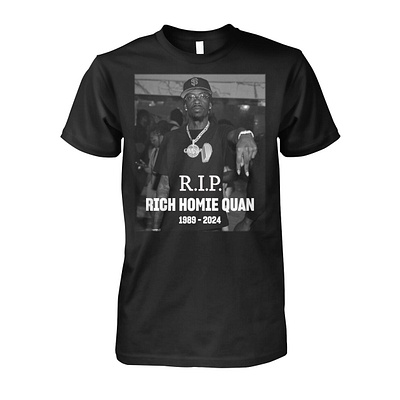 RIP Rich Homie Quan Shirt design illustration