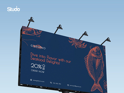 Gisborno - Packaged Seafood Branding, Experience Design logo design