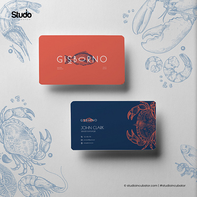 Gisborno - Packaged Seafood Branding, Experience Design logo design