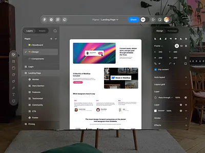 Figma for VR AR Design ai ar design ui ux vr