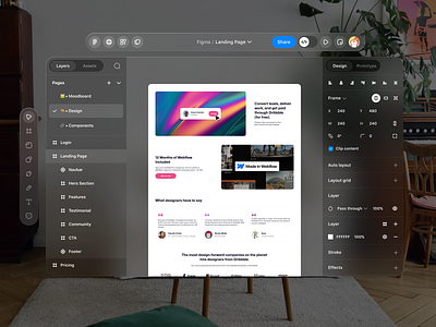 Figma for VR AR Design ai ar design ui ux vr