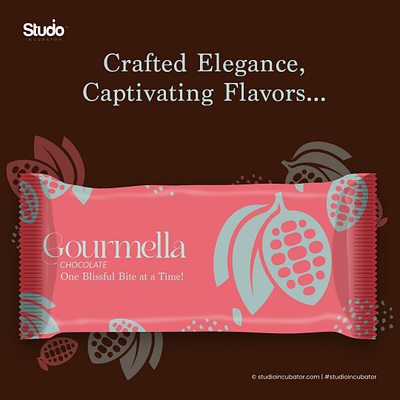 Gourmella - Chocolate Branding, Experience Design logo design