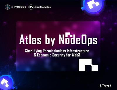 Atlas by NodeOps graphic design