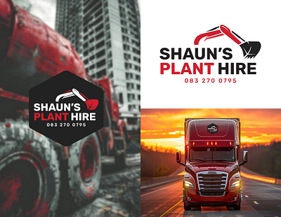 Shaun's Plant Hire - Logo Design adobe brand identity branding design designer graphic design illustration logo ui vector