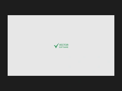 Vector Software animation design minimal motion typography ui ux uxui web webdesign