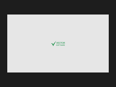 Vector Software animation design minimal motion typography ui ux uxui web webdesign