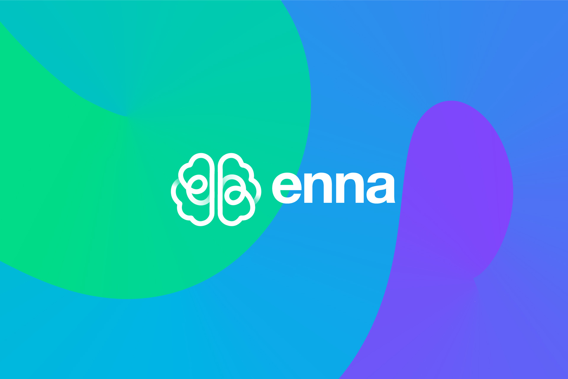 Logo design for enna brain branding connection e a gradient help hire hiring hr letter modern neurodivergent path people social technology