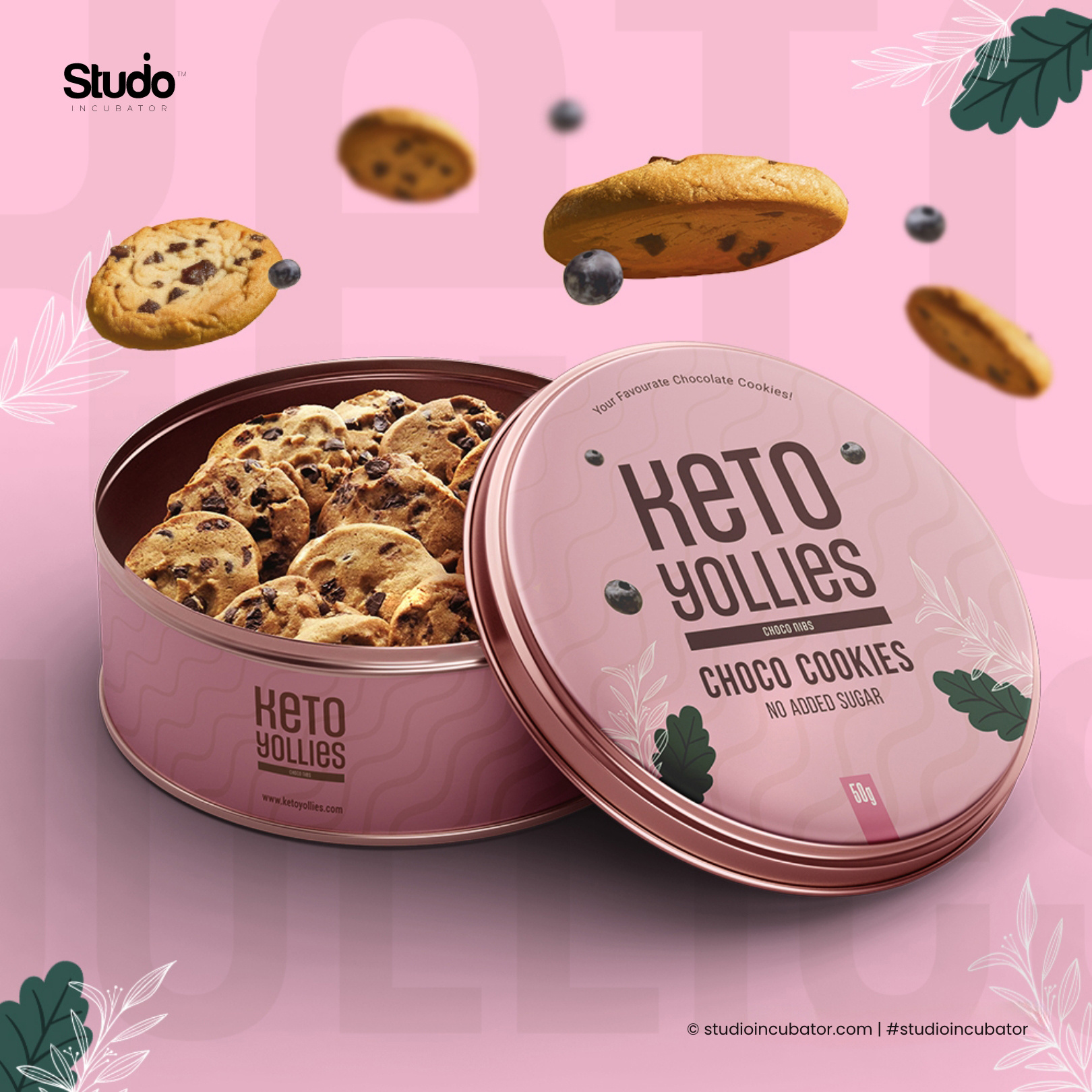 Keto Yollies - Diet Friendly Food Branding, Experience Design logo design