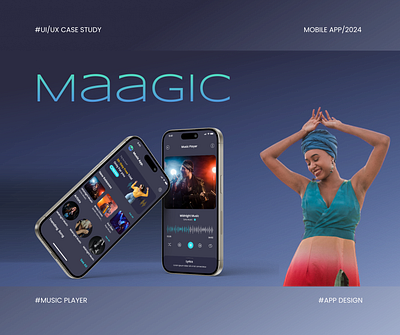 Music Mobile Application branding graphic design logo mobile app ui