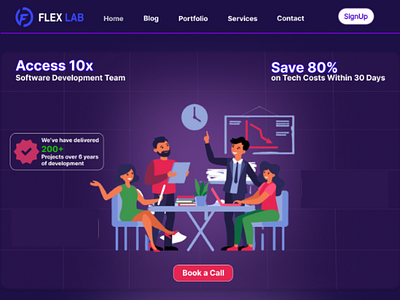 FlexLab Redesign 3d adobe xd android app design app design application design branding design development figma illustration mobile app design software development software services software team software website ui ux web design website