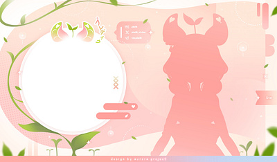 Cute overlay commission ᰔ graphic design ui