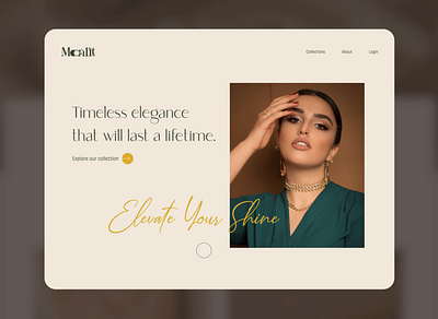 Moonlit Jewellery Website animation best design studio india clean creative creativedreams design designstduio ecommerce jewellery lnding minimal motion graphics shopping ui ui ux design user experince user interface web web design wesite