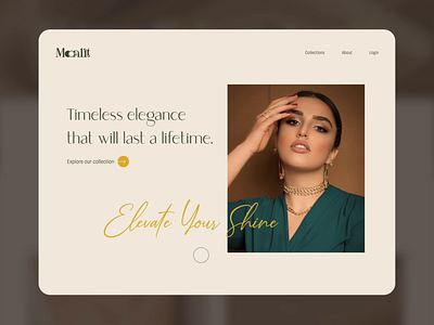 Moonlit Jewellery Website animation best design studio india clean creative creativedreams design designstduio ecommerce jewellery lnding minimal motion graphics shopping ui ui ux design user experince user interface web web design wesite