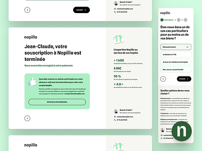 Nopillo — Self serve funnel branding design flow funnel nopillo product product design sales ui ux