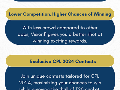 5 Reasons to Play CPL 2024 on Vision11 Fantasy App full schedule match prediction