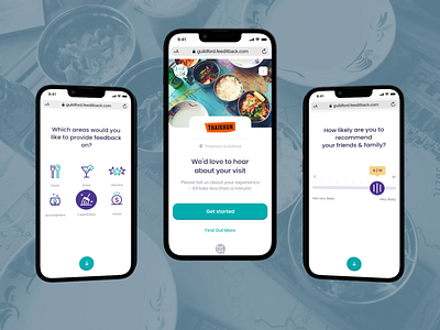 Customer Experience Review App customer experience feedback hospitality mobileapp questions ratings restaurant reviews uxui