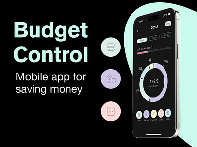 Mobile app design (chart) app design budget control category design chart design figma icons mobile app money app ui ui kit ux