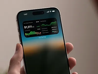 APR Earning IOS Widget crypto crypto app crypto wallet crypto widget defi finance widget ios widget ton wallet web3