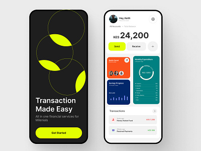 Personal Finance Mobile app ui