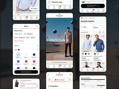 Prochnik 1948 - Mobile brand category clean ecommerce fashion magento mobile modern shop ui ux webdesign