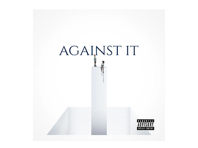 ''Against It'' - Album Cover branding cover art digital art graphic design minimal music cover art photographic design