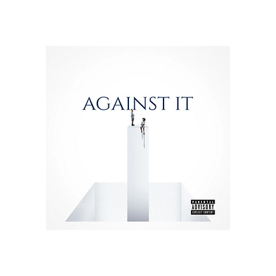 ''Against It'' - Album Cover branding cover art digital art graphic design minimal music cover art photographic design