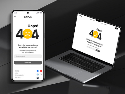 404 page Ui design for mobile and Android 404 404 page mobile uiux ui we web ui