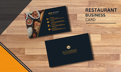 Restaurant business Card 3d ai brand identity branding business business card design business card mockup businesscard card design design food item graphic design illustrator logo mockup photoshop restaurant restaurant business card taste the tradition tranding