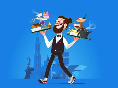 SmaakMeesters antwerpen illustration