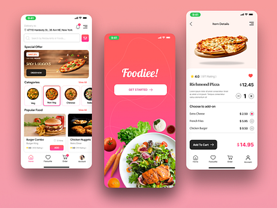 Food Delivery Mobile App figma food delivery mobile app uiux