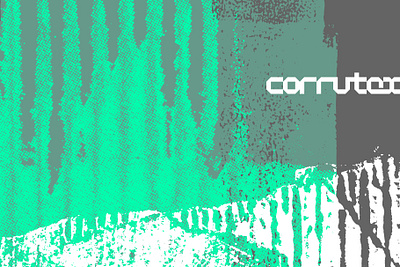 Corrutex background branding cardboard corrugated graphic design graphics green gritty grungy halftone illustration ink logo textures vector