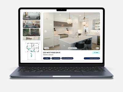 Virtual Home Tour Dashboard | Saas | UI/UX app design home tour virtual