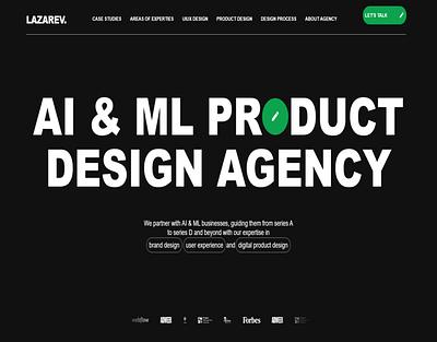 Lazarav Design Agency Landing Page app