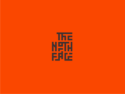 The North Face calligraphy face fashion lettering logotype north rebranding the north face typo vyaz