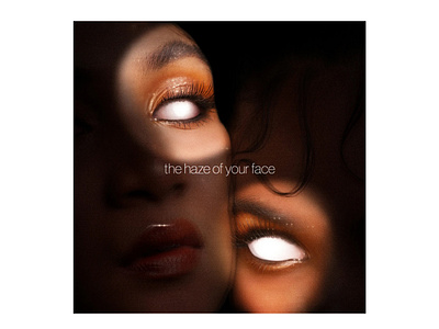 ''the haze of your face'' - Album Cover branding cover art cover art design digital art graphic design jazz music cover music cover art photographic design