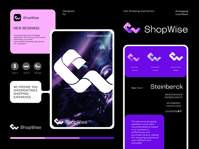 AI Shopping Logo app icon logo branding design identity logo logo design online store software logo technology visual identity