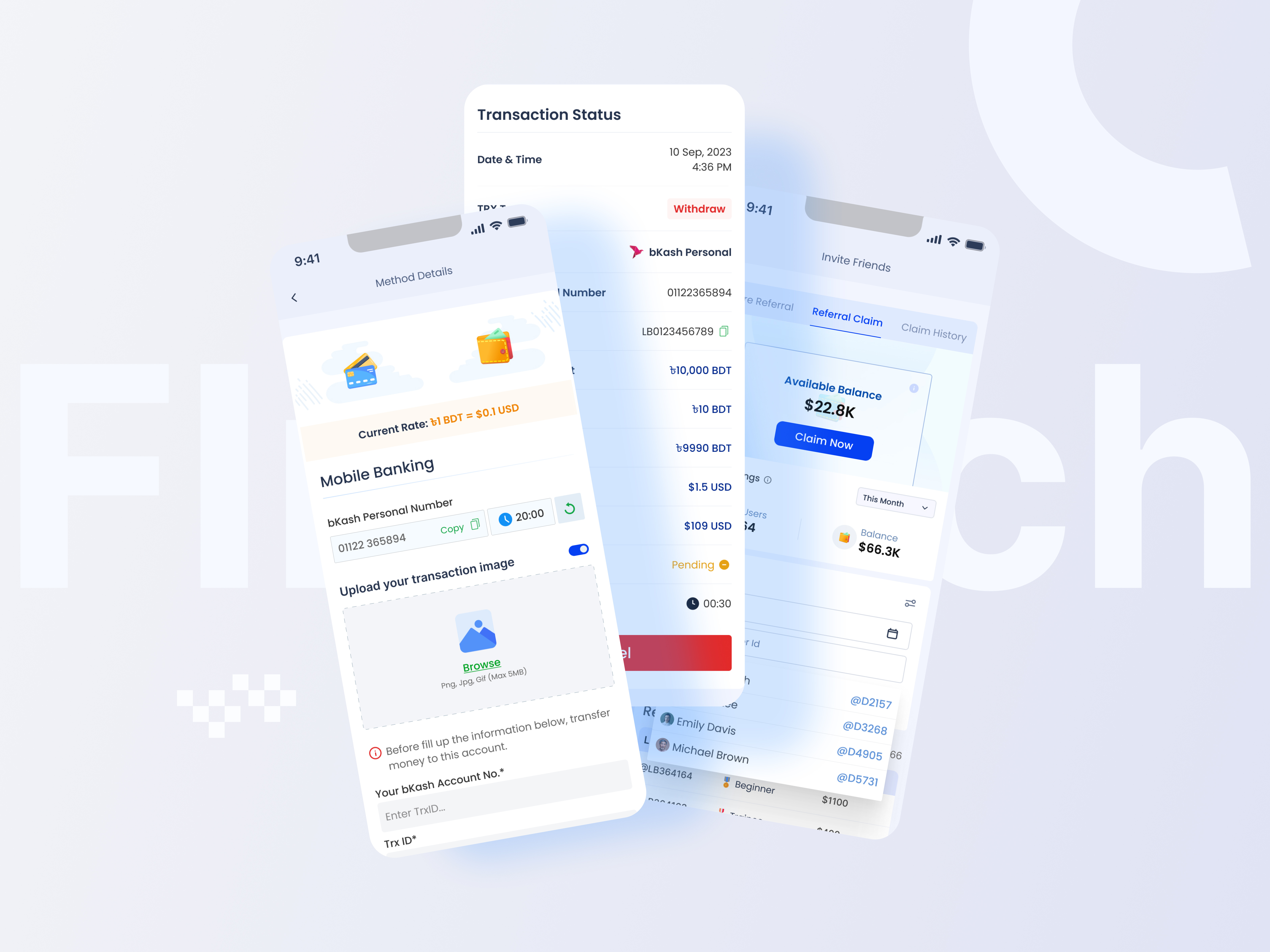 Fintech End User App animation app branding design end user end user app end user app design end user profile financial financial app financial app design fintech fintech app tech app uiux user profile user profile app