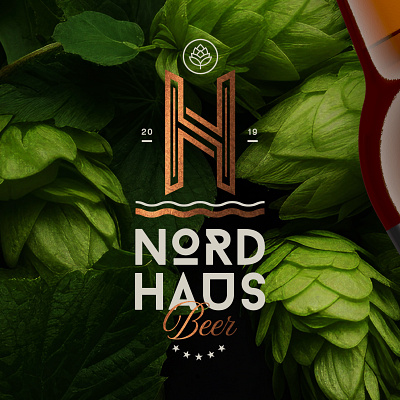 Nord Haus Brewhouse branding design graphic design illustration logo vector